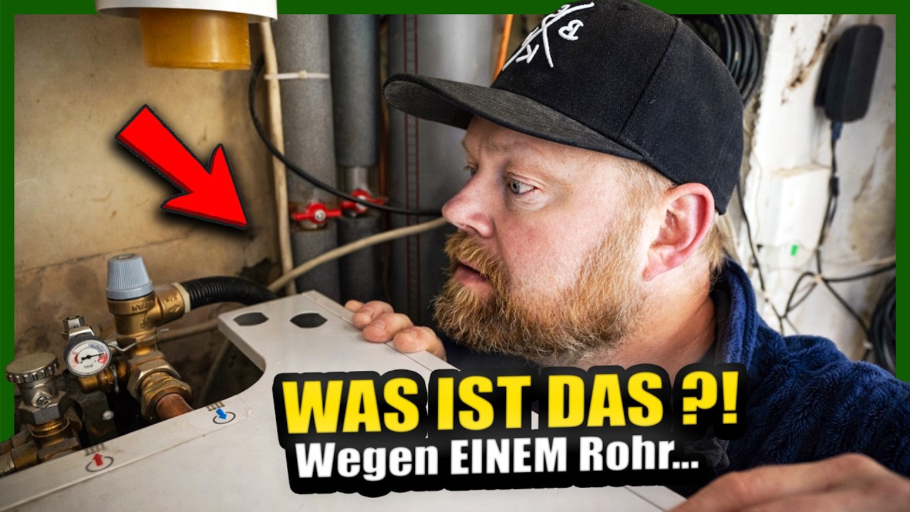 Wer baut so eine HEIZUNG?! F&uuml;r EIN Rohr m&uuml;ssen wir alles abbauen&hellip; | Home Build Solution