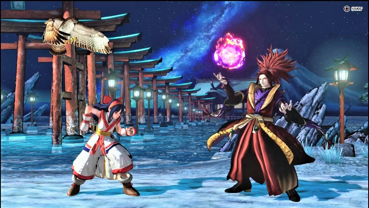 Nakoruru vs Amakusa (Hardest AI) - Samurai Shodown