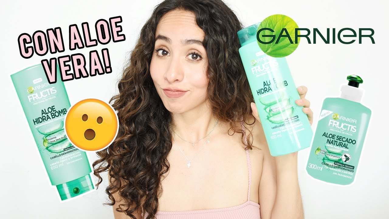RESEÑA GARNIER HIDRA BOMB CON ALOE VERA! ¿SHAMPOO SIN SILICONAS? ¿SÚPER HIDRATACIÓN?
