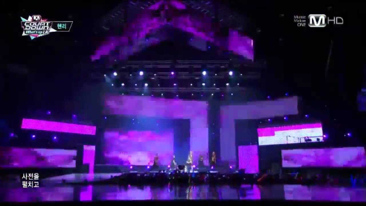 130829 Henry (feat. Amber) - 1-4-3 (I Love You) @ M!Countdown What's up LA KCON 2013 [720P]