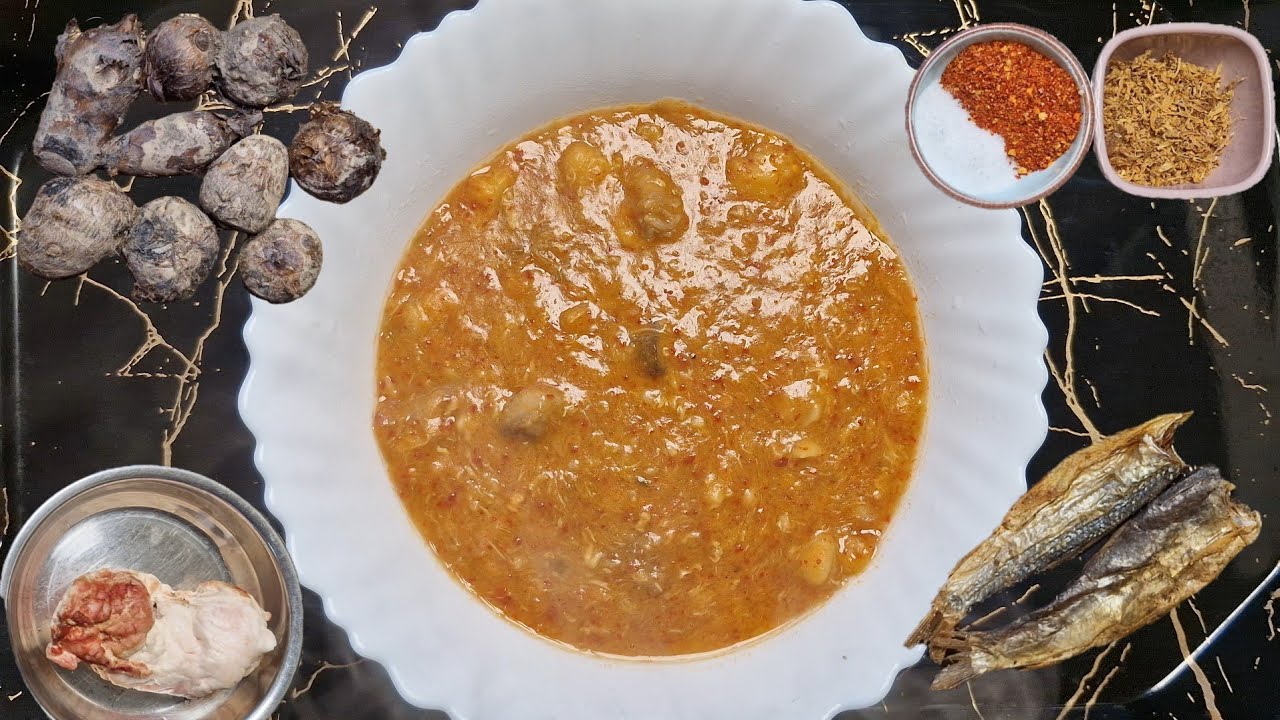 Mani han | Taro Yam curry recipe | Lotha Naga Dish 