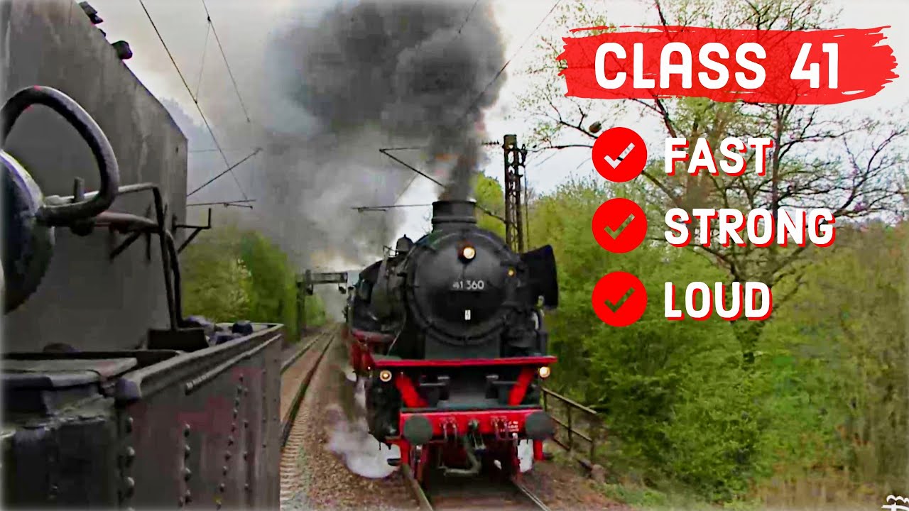 Schnell, stark, laut! | Großer Wurf der Bundesbahn | Die DB-Baureihe 41