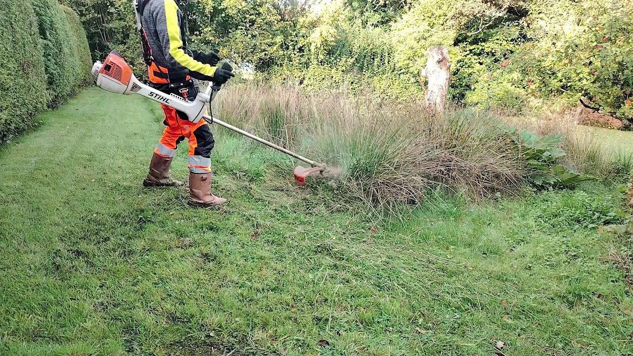 Битва лезвий для мульчирования кусторезов, OREGON против STIHL