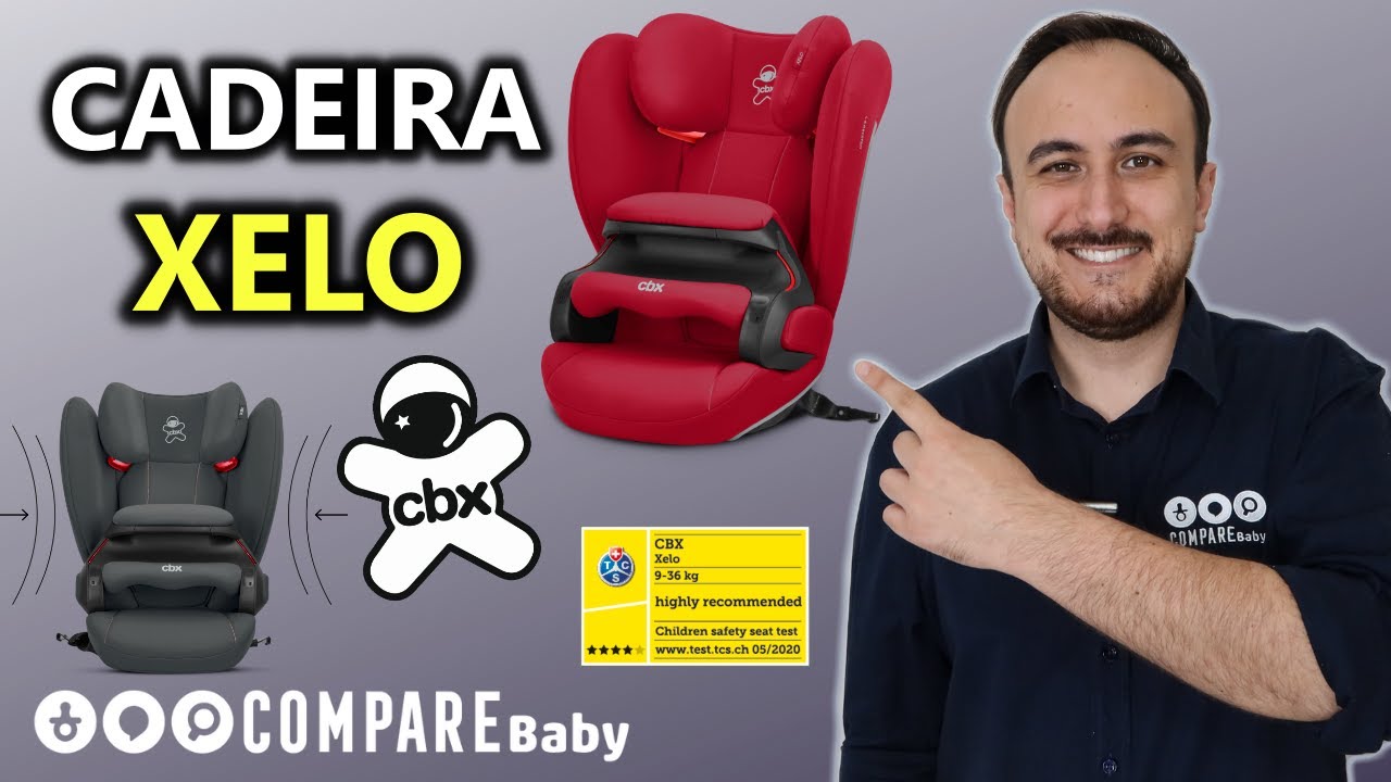 Cadeira XELO CBX com LATCH | Multigrupo de 9-36 kg | ESCUDO de PROTEÇÃO
