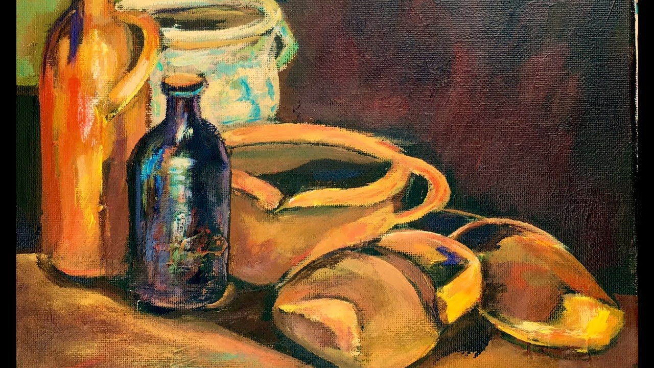 Vinnie's Crocks and Pots or Paint Vincent Van Gogh's Still life with Ginger Cook