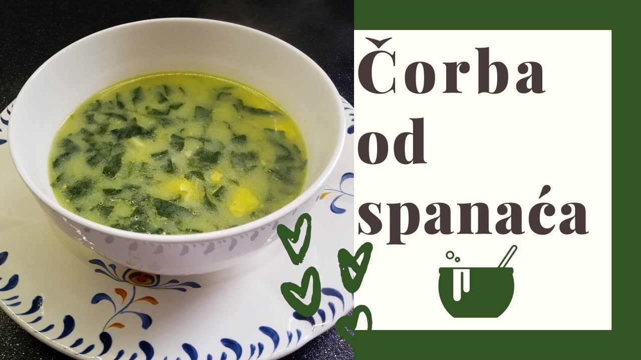 ČORBA OD SPANAĆA || Brzo, zdravo i ukusno