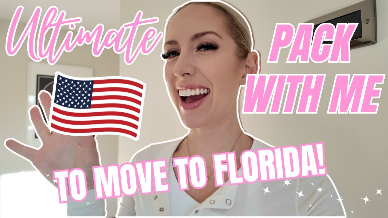 ULTIMATE PACK WITH ME TO MOVE TO AMERICA! | Pack with me to move to Florida | MOVING TO DISNEY WORLD