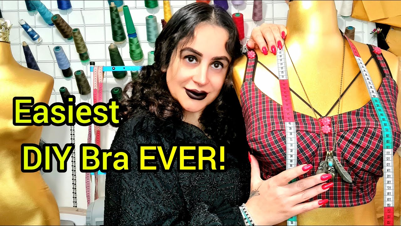 Easiest Bra Sewing Tutorial at Home 🧵💖 Step-by-Step Bra Sewing for Beginners!👙
