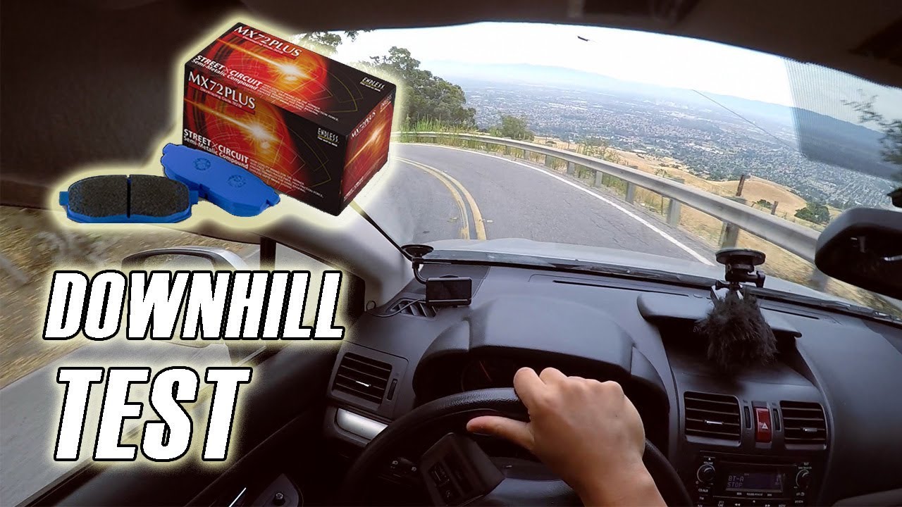峠 Touge Downhill &mdash; Racing brakes on a Subaru XV Crosstrek [Endless MX72 Plus Test Drive]
