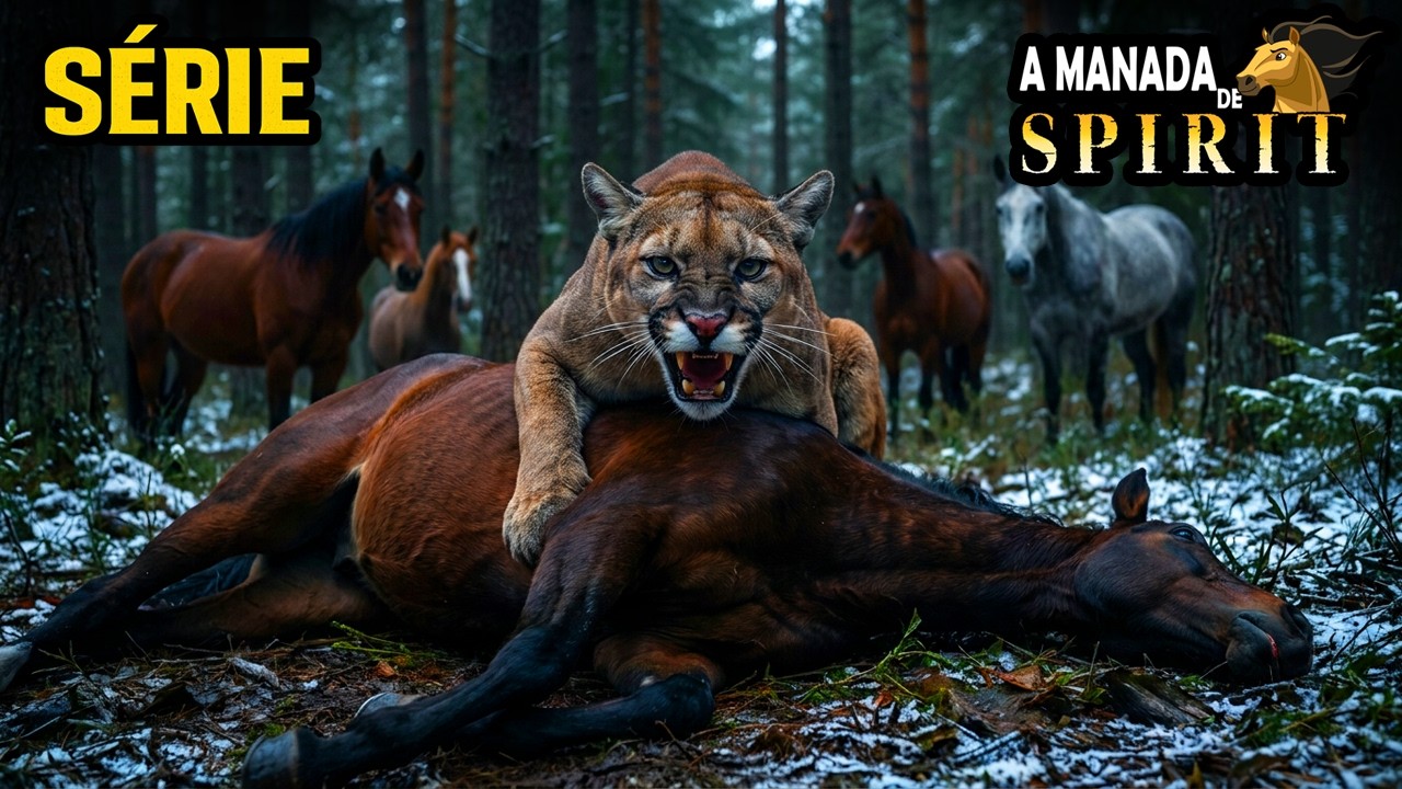 EP 9- UM PUMA ATACOU A MANADA DE CAVALOS SELVAGENS... / série a manada de Spirit- RDR2