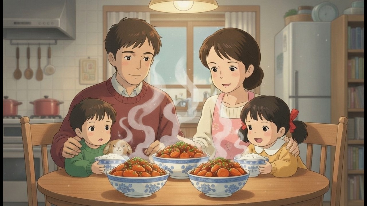 The Night We Cooked Dad's Childhood Recipes Together | Ghibli Kitchen Stories