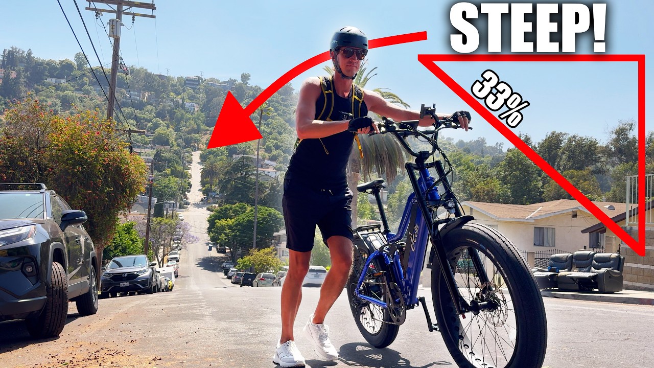 I Tried LA’s STEEPEST Street on my E-Cells Five Star Ebike