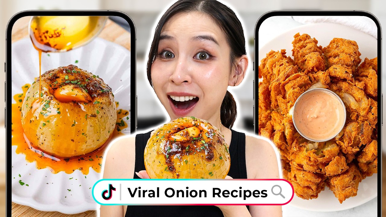 Trying Viral Onion Recipes 🧅 *WOAH* 🤯