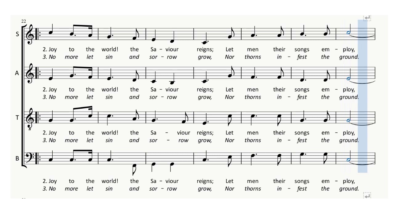 Joy to the World! - Soprano