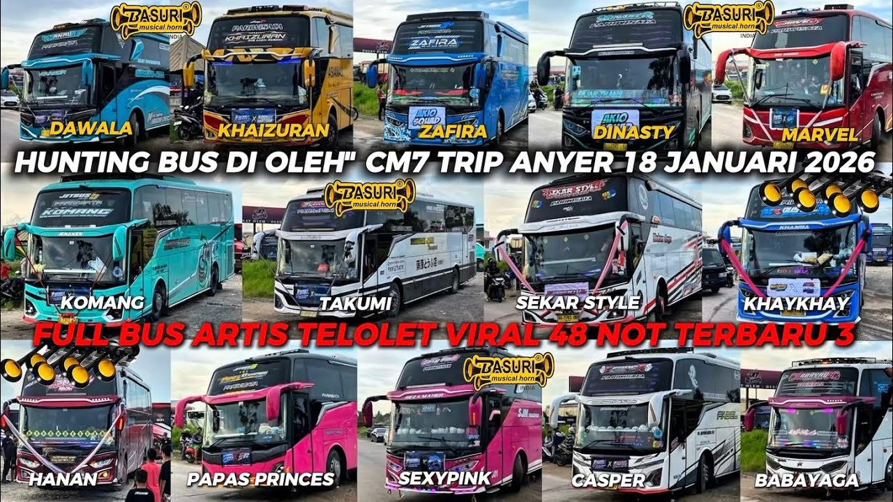FULL TELOLET BASURI!! HUNTING BUS DI CM7 ANYER l Trip Anyer 18 Januari 2026