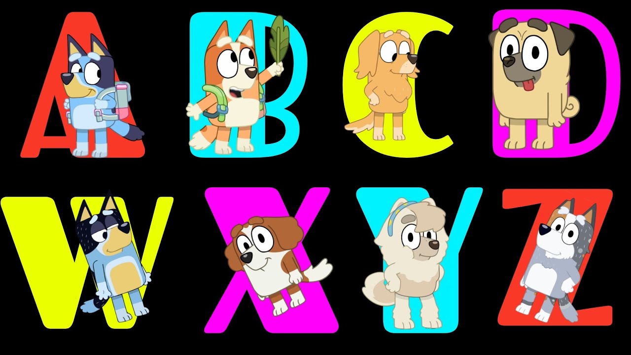 Песня Bluey ABC A–Z A, A, это буква A для Apple, до Z, Z, это буква Z для Zoe Learn Alpha4