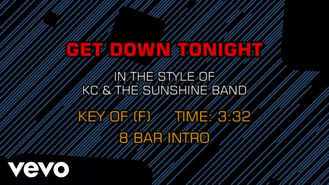 KC And The Sunshine Band - Get Down Tonight (Karaoke)