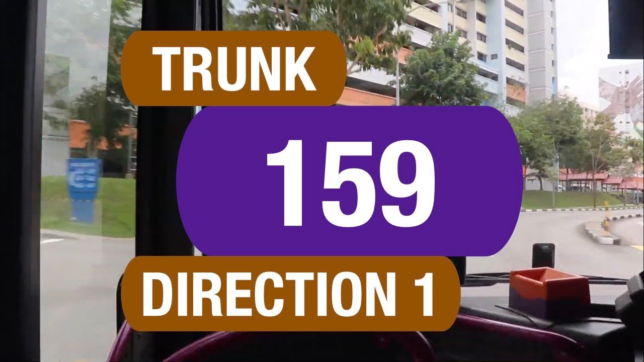 SBS Transit Trunk 159 (Direction 1) | Bus Service Route Visual