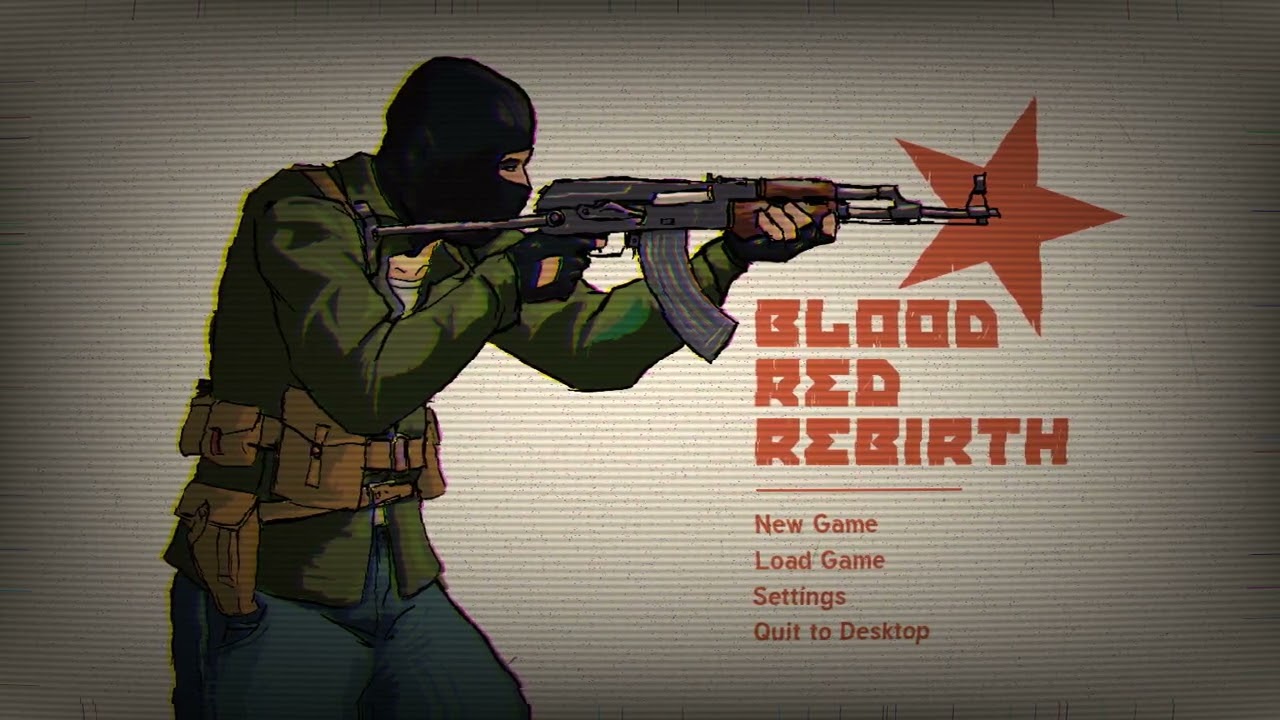 Blood Red Rebirth Main Menu