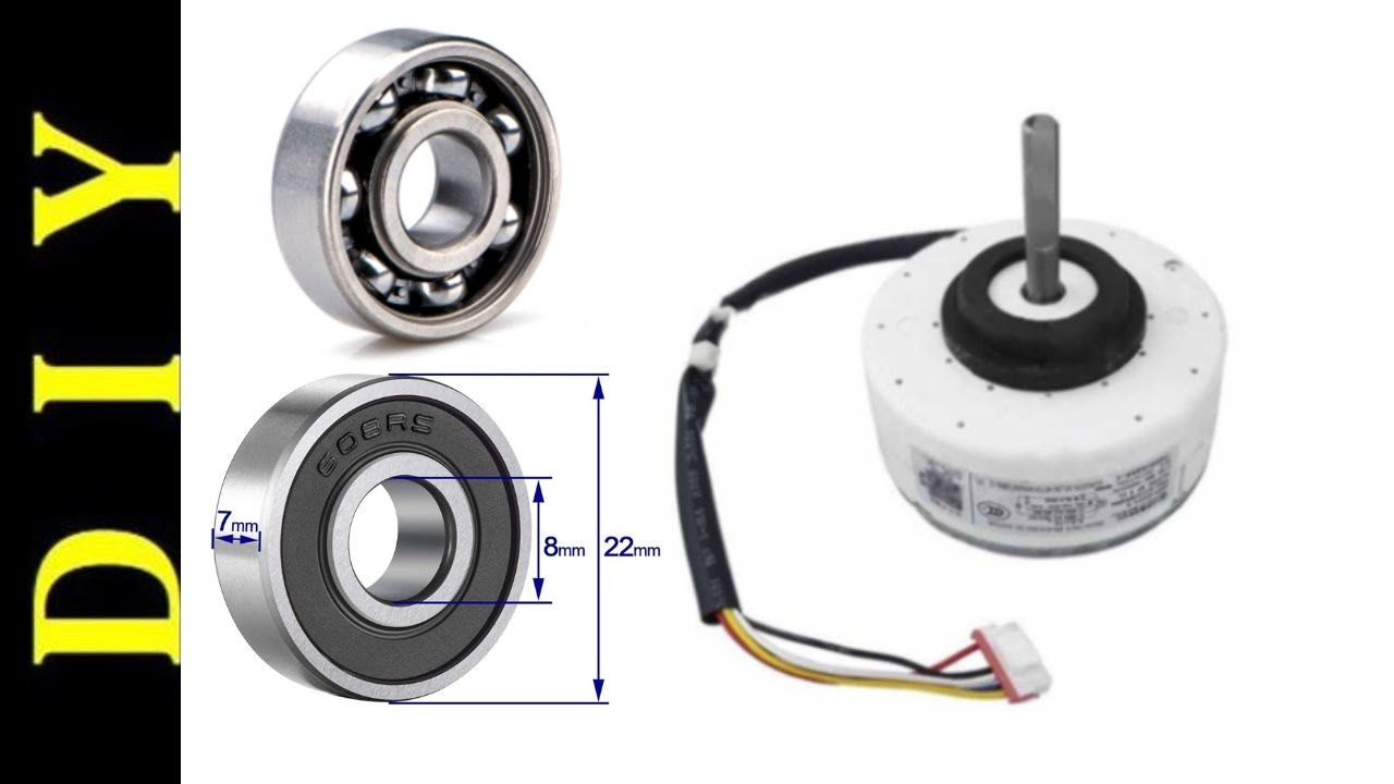 How to replace AC indoor unit's blower motor bearings on LG WITH DUAL INVERTER COMPRESSOR