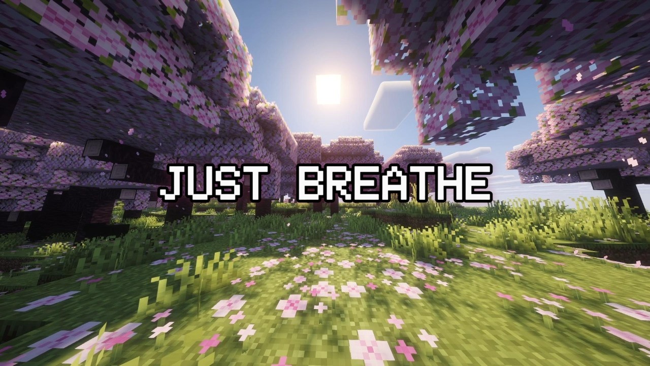 Just Breathe | Peaceful Minecraft Cherry Blossom Ambience🌸