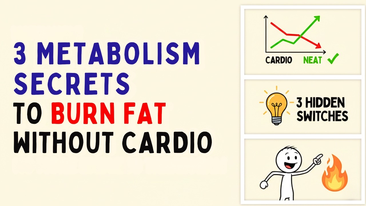 3 Metabolism Secrets to Burn Fat Without Cardio (NEAT, Protein, Thermogenesis)