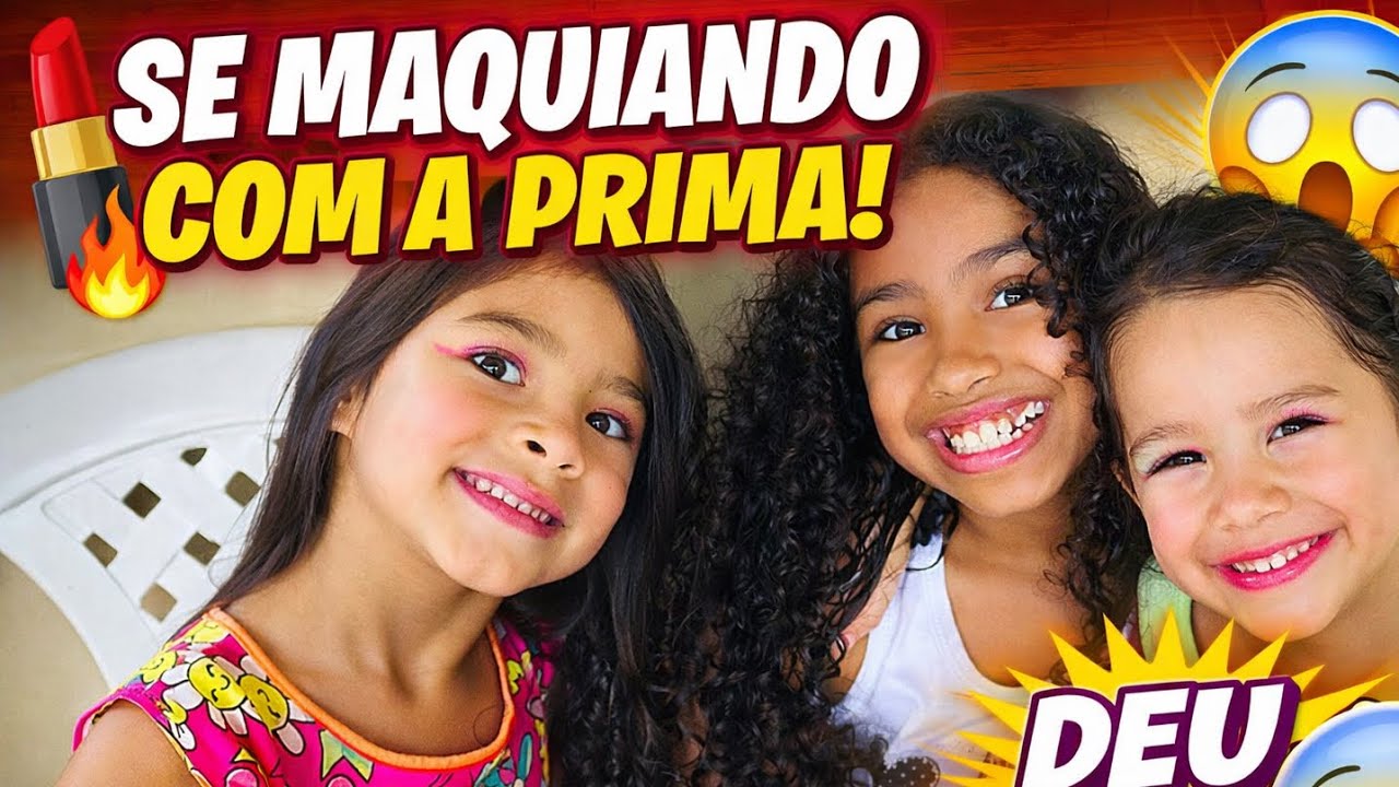 💄🔥 SE MAQUIANDO COM A PRIMA! Olha no que deu… 😱