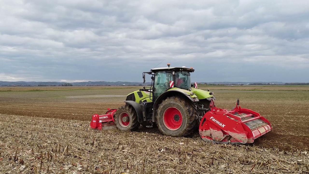 Farmax LRP Profi 300 | spading after corn cob harvest | Croatia