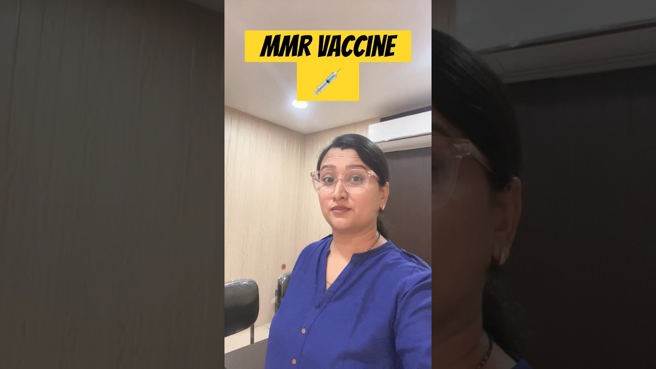 MMR vaccine #vaccination #mmr #shorts #youtubeshorts #drrashmi #thechilddoc