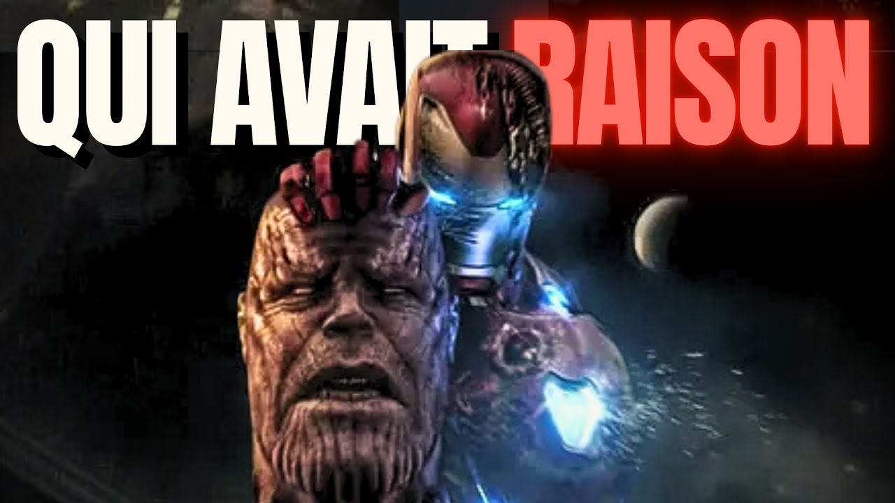 Iron Man n'est pas différent de Thanos.