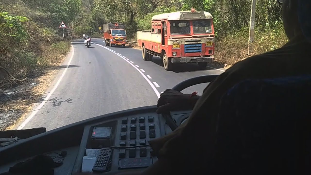 MSRTC ShivShahi Bus Ride in Karlekhind, Alibaug | Mumbai - Murud Shivshahi Bus