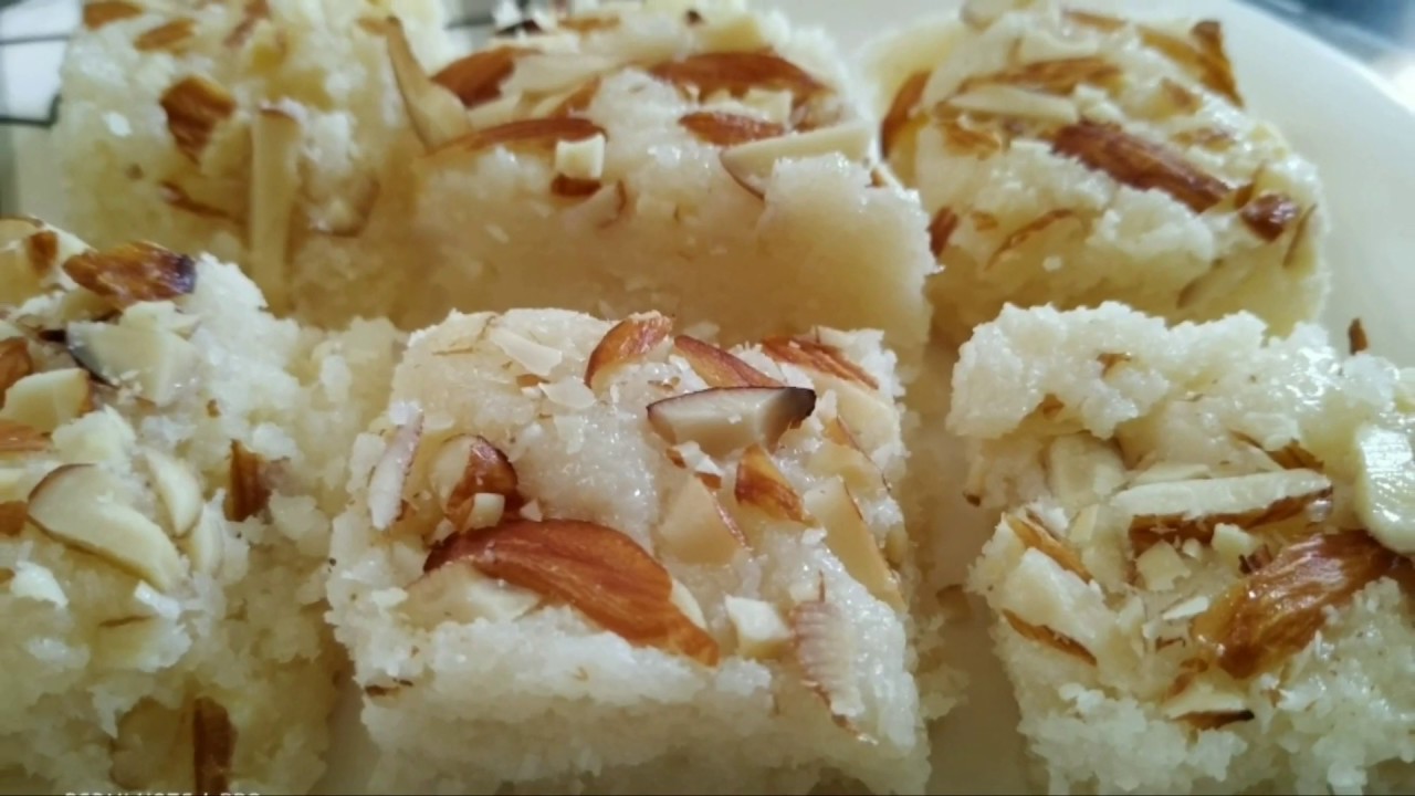 नारियल मलाई बर्फी/coconut malai barfi/नारियल की बर्फी रेसिपी...