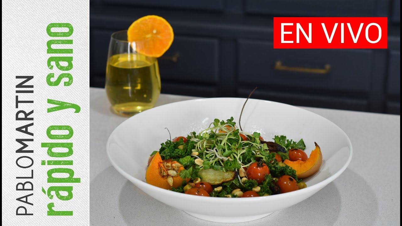 ENSALADA SÚPER PROTEICA & CREMA VERDE - Rápido y Sano