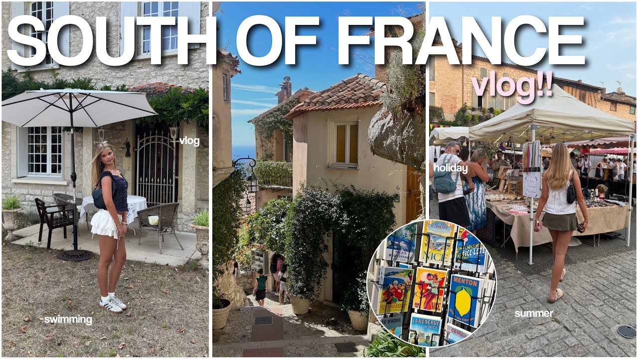 SPEND A WEEK IN FRANCE WITH ME! 🌟☀️🌴 *markets,dinner,grwm,ootd