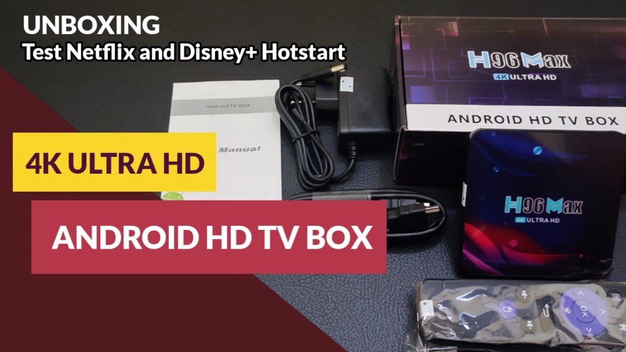 Unboxing TV Box H96 MAX V11 4/64GB | Android HD TV Box 4K Ultra HD