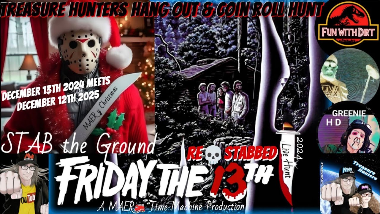 STAB the Ground 🇨🇦🎄🇺🇲 Hang Out & Coin Roll Hunt 💀🔪 Friday the 12th CAN/AM Connection ReSTABbed!
