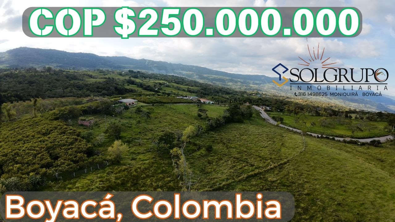 🏡 SE VENDE LOTE EN MONIQUIRÁ, BOYACÁ