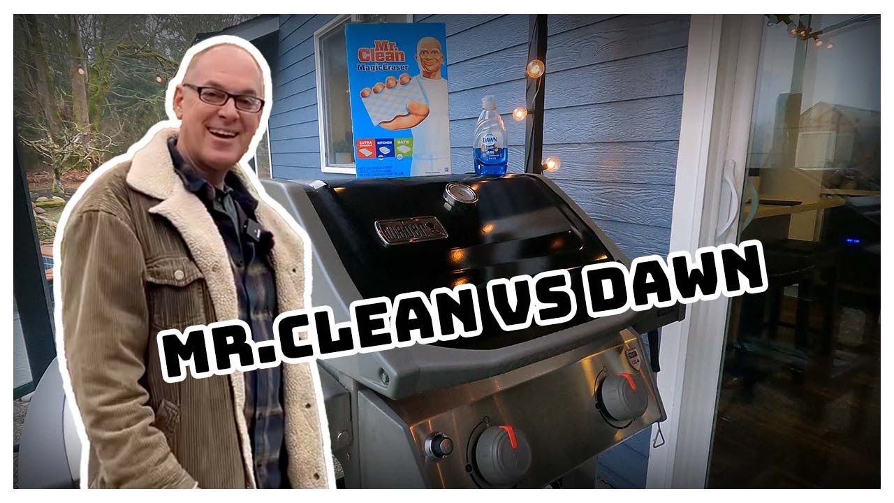 Mr. Clean Magic eraser vs Dawn dishwashing liquid // Busy Beaver // Weber Grill #BBQ #headsup