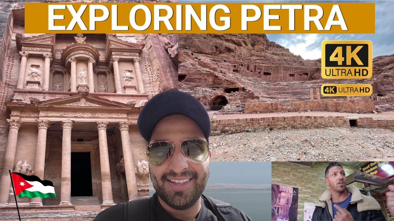EXPLORING PETRA JORDAN 4K! 🇯🇴 (THE TREASURY & MONASTERY)