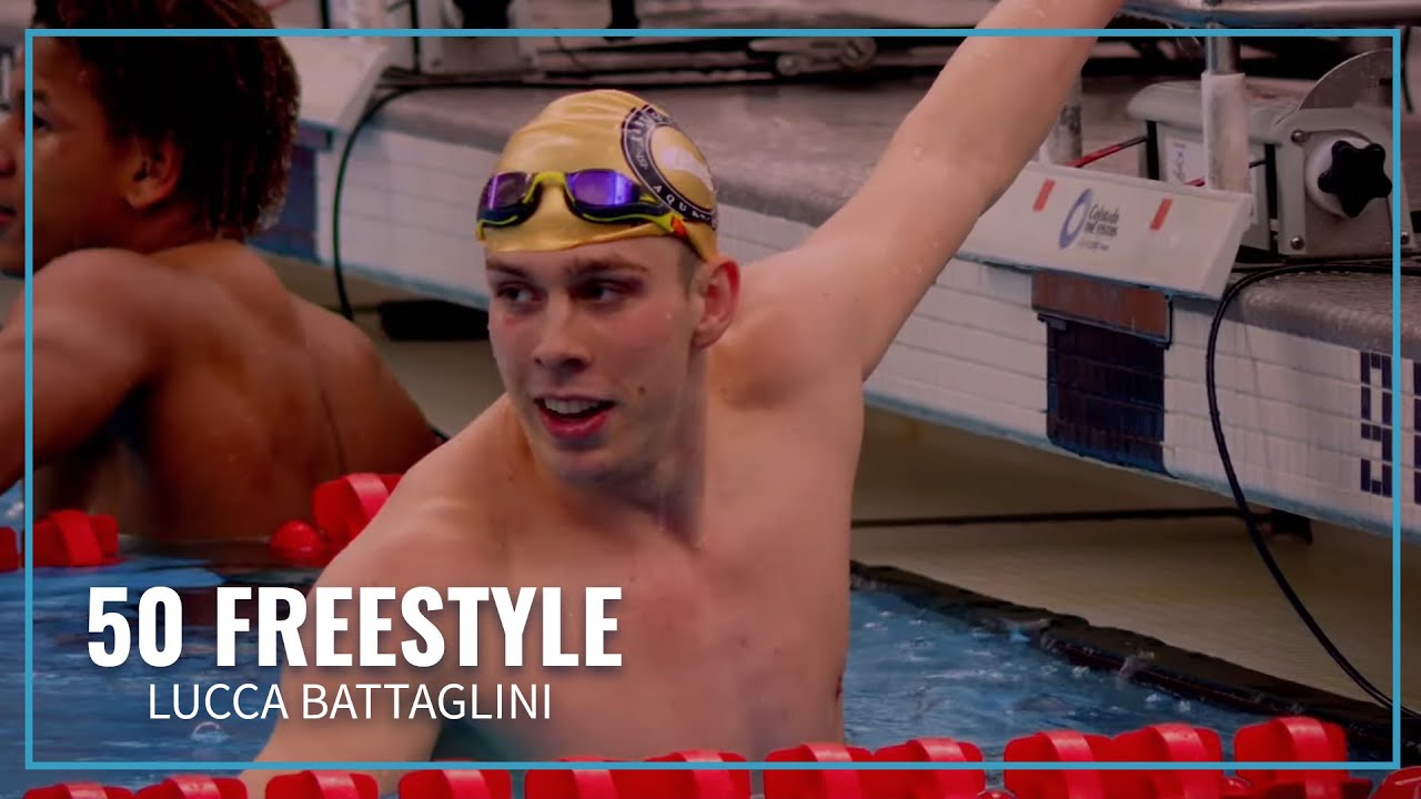 Battaglini Wins as Heilman Ties NAG Record in 50 Freestyle | 2023 Speedo Winter Juniors East