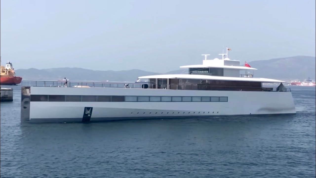 VENUS Steve Job’s Family Mega Yacht in Gibraltar (UK)