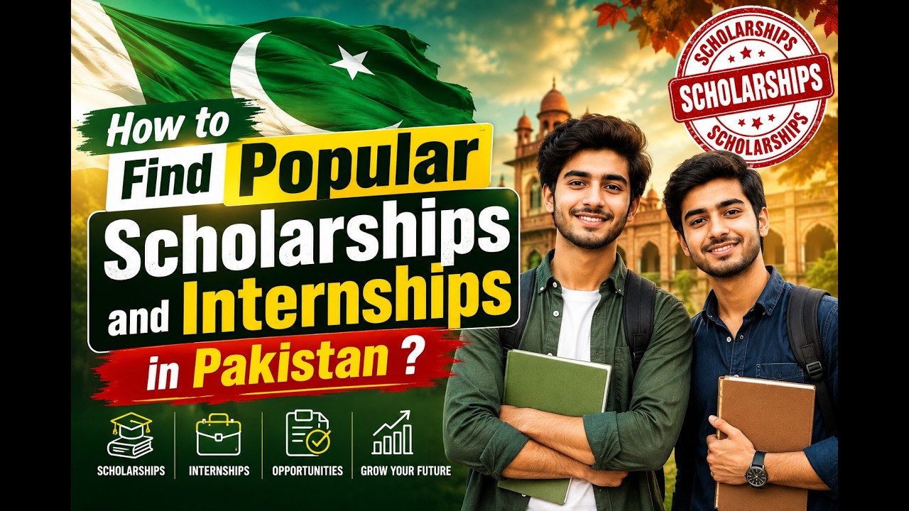How to Find Popular Scholarships and Internships in Pakistan | Latest Fully Funded Scholarships |