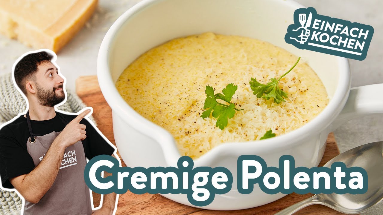 Cremige Polenta mit Parmesan 🧀✨ | Schnell, simpel & unglaublich lecker! 😍 | Einfach Kochen
