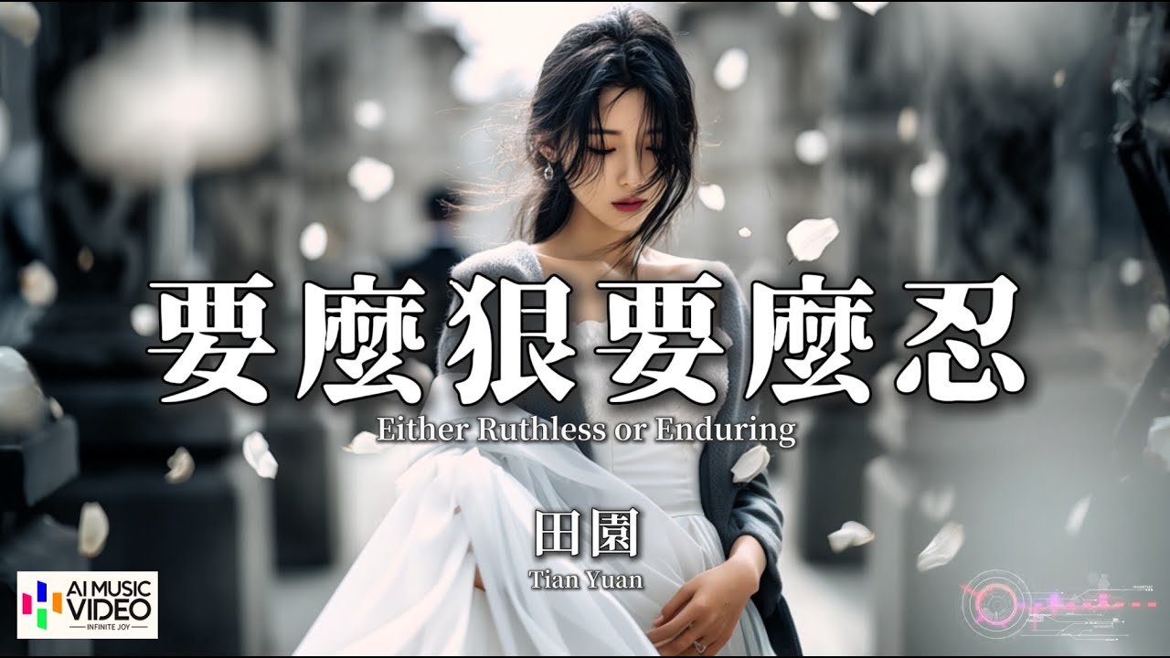 【高清MV】田園 - 要麼狠要麼忍【Pinyin + Eng Sub | AI音樂視頻 | 繁體拼音英文動態字幕】Tian Yuan【田园 - 要么狠要么忍】