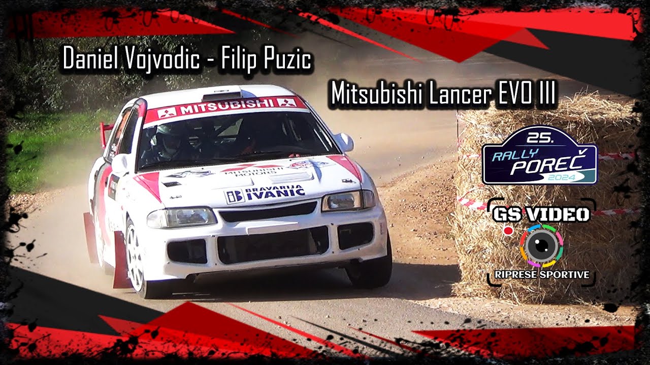 25. Rally Porec 2024 | Daniel Vojvodic - Filip Puzic | Mitsubishi Lancer EVO III