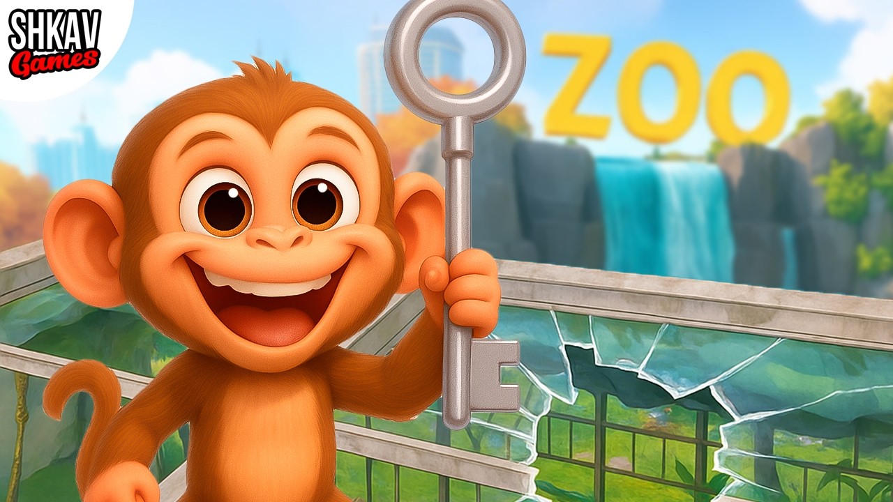 Я СБЕЖАЛ ИЗ ЗООПАРКА в I Am Monkey VR! Это было безумие… / Часть 4