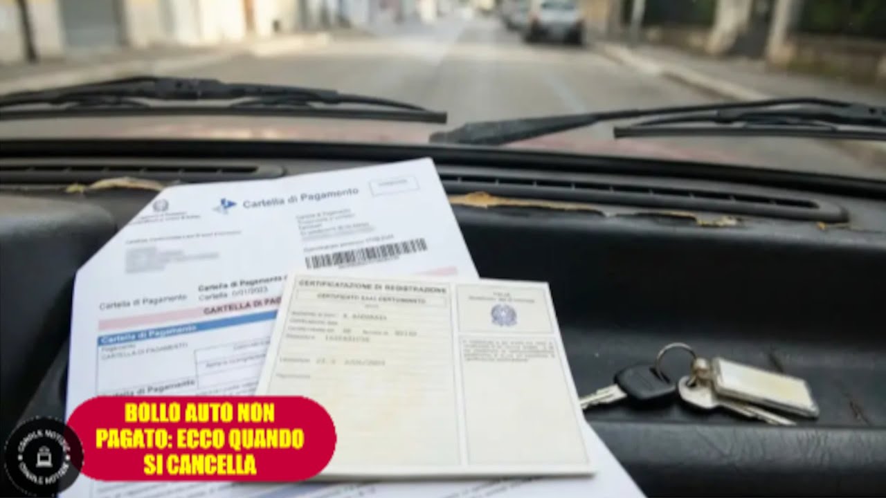 Bollo auto non pagato: dopo quanti anni si cancella davvero?