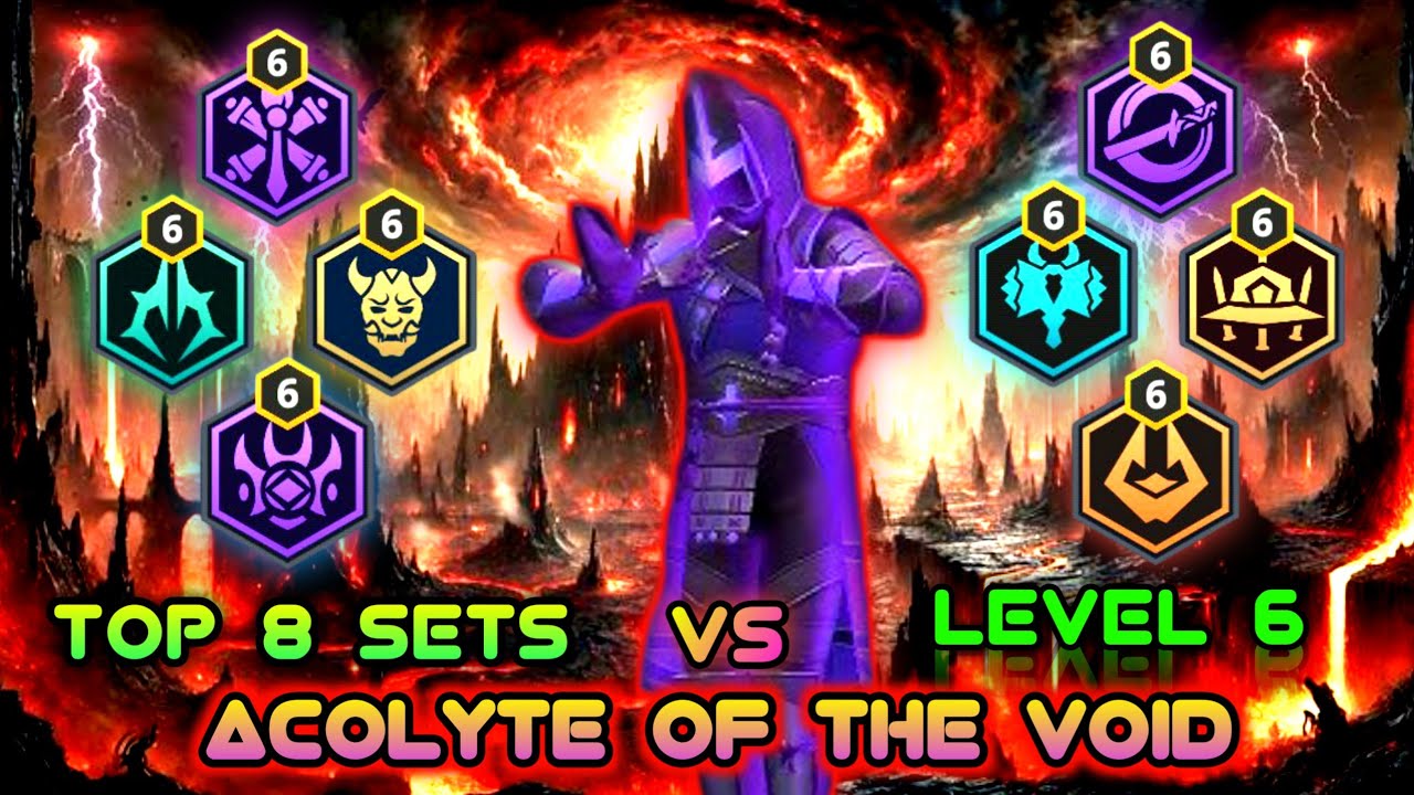 Top 8 sets VS Acolyte of the void level 6|| Shadow Fight 3||@Niladri-SF3_FAMILY 