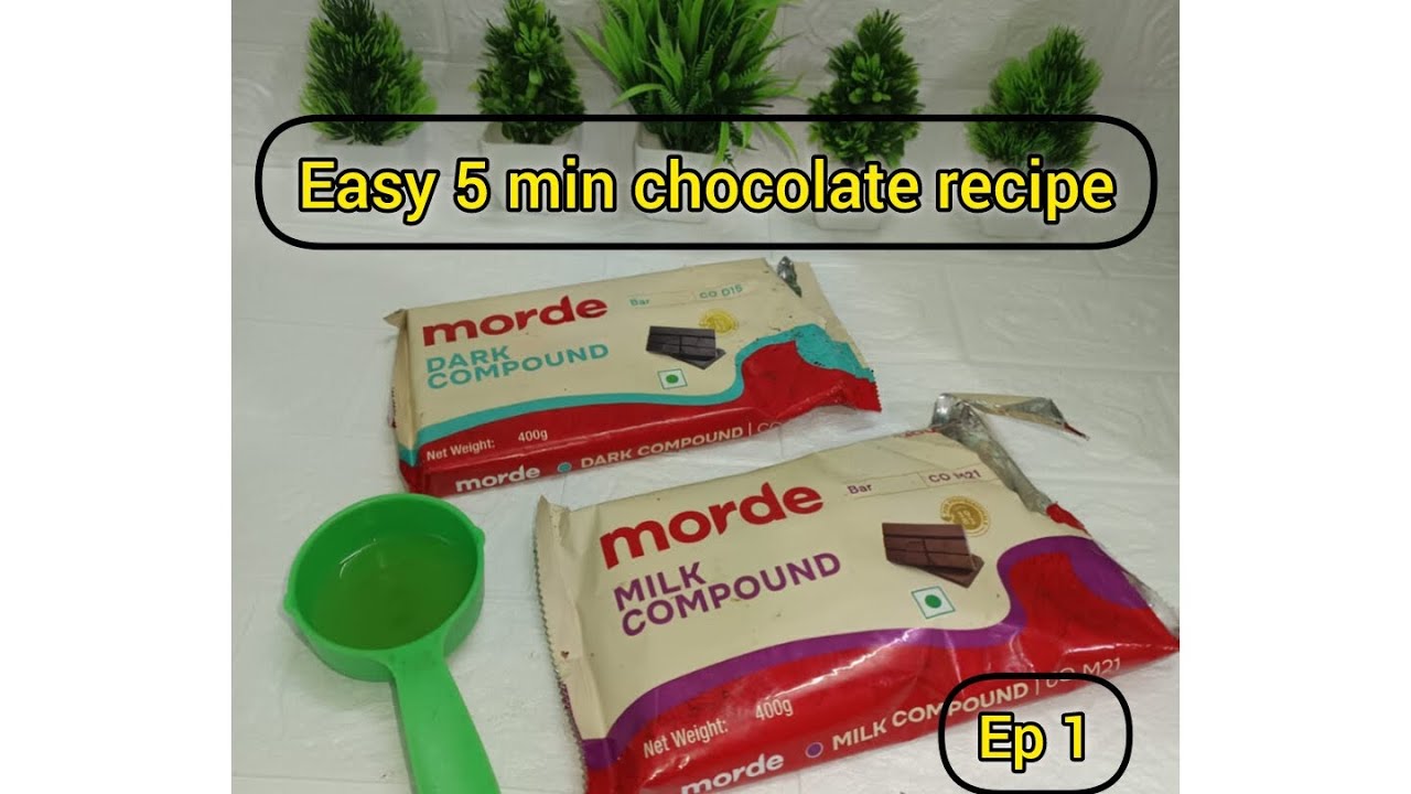 Plain Compound Chocolate Recipe |  Ingredients Homemade Chocolate |  