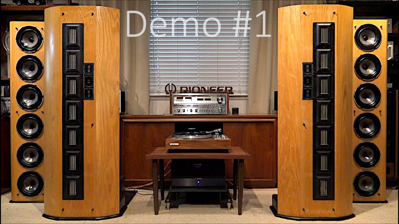 Infinity RS1, Pioneer SX-1980, PL-570, Vintage Stereo Hifi Demo - 